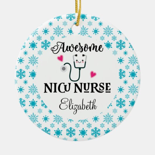 NICU Nurse Appreciation Gift Keramisch Ornament (Voorkant)