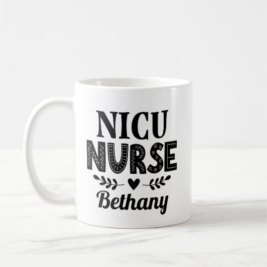 NICU Nurse Appreciation Gift Koffiemok (Links)