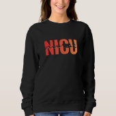NICU Nurse Bold Typography Design Trui (Voorkant)