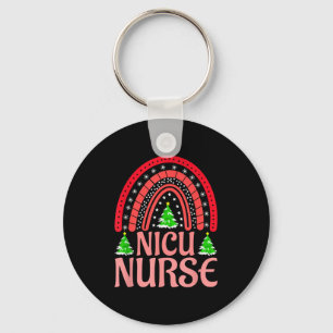 Nicu Nurse Christmas Crew Nurselife Nursing Kerstm Sleutelhanger
