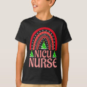 Nicu Nurse Christmas Crew Nurselife Nursing Xmas P T-shirt (Voorkant)