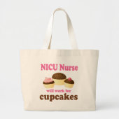 Nicu Nurse (Funny) Gift Grote Tote Bag (Voorkant)