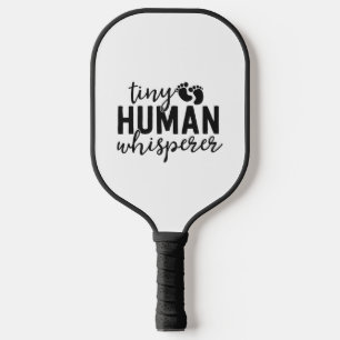 NICU Nurse Gifts Tiny Human Whisperer Neonatal ICU Pickleball Paddle