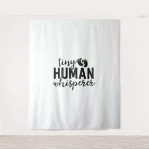 NICU Nurse Gifts Tiny Human Whisperer Neonatal ICU Wandkleed