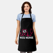 Nicu Nurse Heartbea Schort (Gedragen)