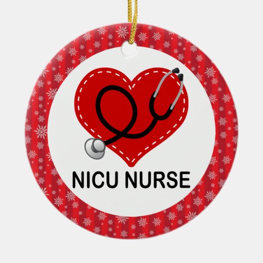 NICU Nurse Job Gift Ornament (Voorkant)
