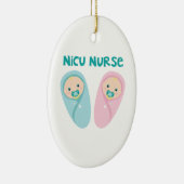 NICU Nurse Keramisch Ornament (Rechts)