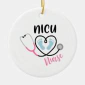NICU Nurse Keramisch Ornament (Voorkant)