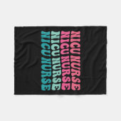 NICU Nurse Neonatal Intensive Care Unit Nurse Day Fleece Deken (Voorkant (Horizontaal))