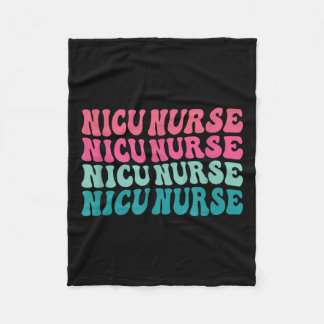 NICU Nurse Neonatal Intensive Care Unit Nurse Day Fleece Deken