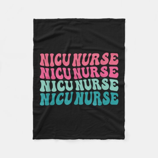 NICU Nurse Neonatal Intensive Care Unit Nurse Day Fleece Deken (Voorkant)