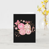 Nicu Nurse Nk Christmas Retro Neonatal Intensive C Kaart (Gele Bloem)