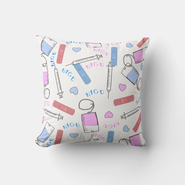 NICU Nurse Pillow Kussen (Voorkant)