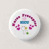 NICU Nurse Preceptor Button Berry (Voorkant)