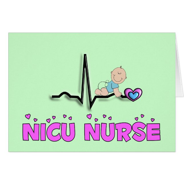 NICU Nurse QRS-ontwerp (Voorkant Horizontaal)