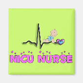 NICU Nurse QRS-ontwerp Magneet (Voorkant)