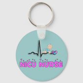 NICU Nurse QRS-ontwerp Sleutelhanger (Voorkant)