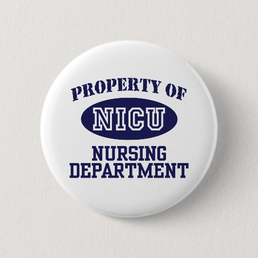 NICU Nurse Ronde Button 5,7 Cm (Voorkant)