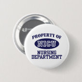 NICU Nurse Ronde Button 5,7 Cm (Voorkant /achterkant)