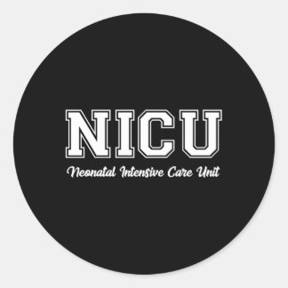 Nicu Nurse Ronde Sticker