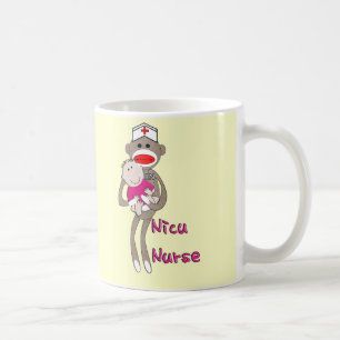 Nicu Nurse Sock Monkey Design Giften Koffiemok
