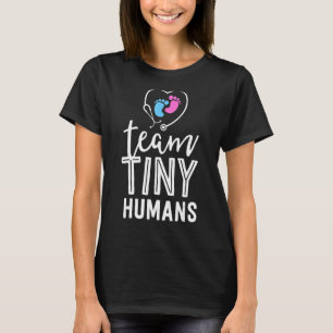 Nicu Nurse Team Tiny Humans Neonatal Icu Verpleegk T-shirt