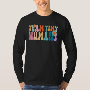 NICU Nurse Team Tiny Humans Neonatale ICU Vintage  T-shirt