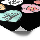 Nicu Nurse Valentine's Day Heart Candy Neonatal Ic Poster (Hoek)