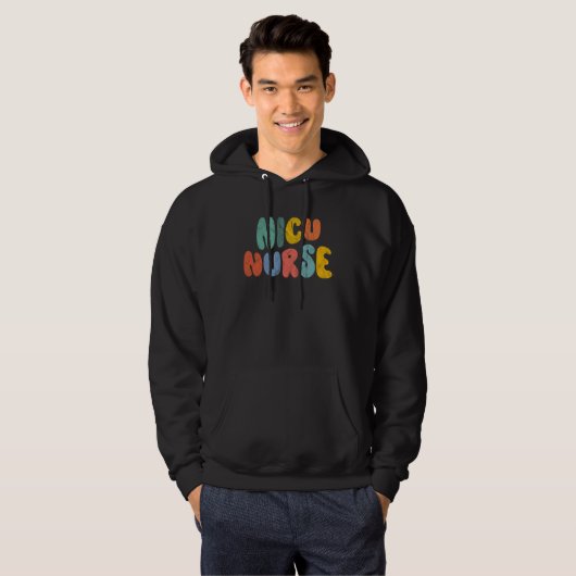 Nicu Nurse Week Groovy Appreciation Day For Women Hoodie (Voorkant volledig)