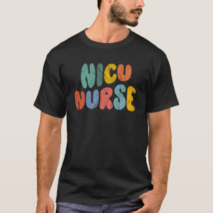 Nicu Nurse Week Groovy Dag van waardering voor vro T-shirt
