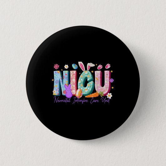 NICU Pasen Neonatale Intensive Care Unit Nursing S Ronde Button 5,7 Cm (Voorkant)