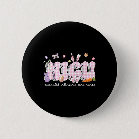 NICU Pasen Neonatale Intensive Care Unit Nursing S Ronde Button 5,7 Cm (Voorkant)