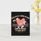 Nicu Valentine Roses Are Red Nicu Nurse Valentine' Kaart (Gele Bloem)