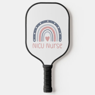 NICU Verpleegkundige Boho Rainbow NICU Verpleegkun Pickleball Paddle