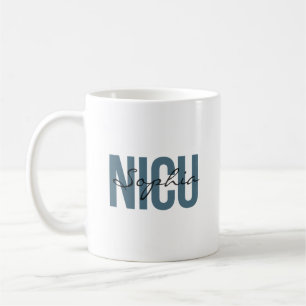 NICU-verpleegkundige Gepersonaliseerde naam vet ty Koffiemok
