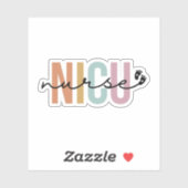 NICU Verpleegkundige Gift Neonatale Intensive Care Sticker (Vel)