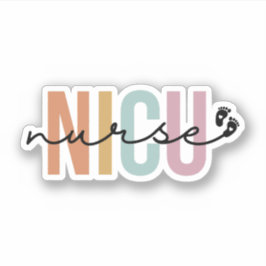 NICU Verpleegkundige Gift Neonatale Intensive Care Sticker