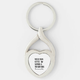 NICU Verpleegkundige Neonatale Intensive Care Unit Sleutelhanger