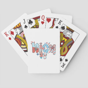 NICU verpleegster 4 juli Amerikaanse verpleegster Pokerkaarten