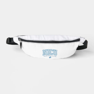 NICU-verpleegster babyvoeten geruite letter shirt Heuptasje