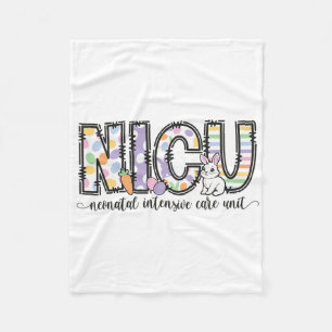 Nicu-verpleegster Pasen Lente Neonatale Intensive  Fleece Deken