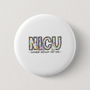 Nicu-verpleegster Pasen Lente Neonatale Intensive Ronde Button 5,7 Cm