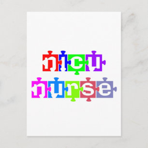 NICU VERPLEEGSTER PUZZEL STUK BRIEFKAART