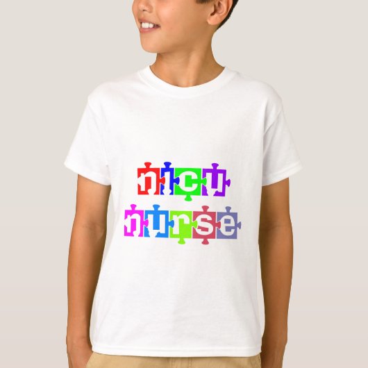 NICU VERPLEEGSTER PUZZEL STUK T-SHIRT (Voorkant)