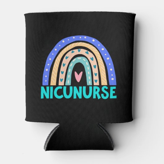 nicu verpleegster T-shirts, schattige nicu verplee Blikjeskoeler (Voorkant)