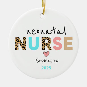 NICU-verpleegsterornament, baring- en bevallingsve Keramisch Ornament
