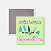 NICU Zurse Manager Gifts Magneet (Voorkant / Achterkant)