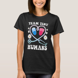 NICU Zuster Team Kleine Humans Neonatale ICU  S T-shirt