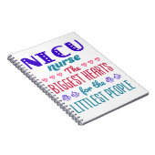 NICU Zuurste Grootste Harten voor Littlest Mensen Notitieboek (Rechterzijde)