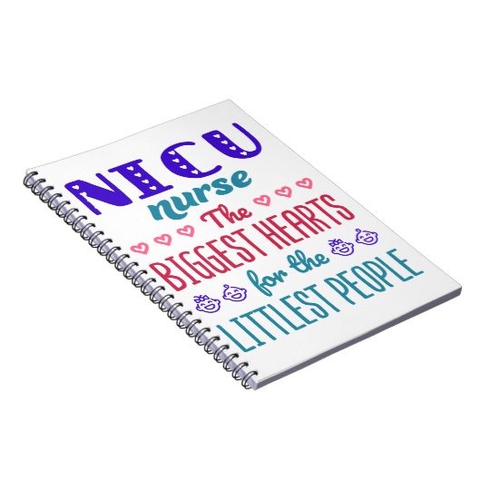 NICU Zuurste Grootste Harten voor Littlest Mensen Notitieboek (Rechterzijde)